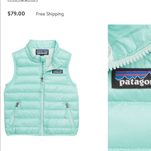Patagonia Other - Must have Patagonia green vest 12-18mo